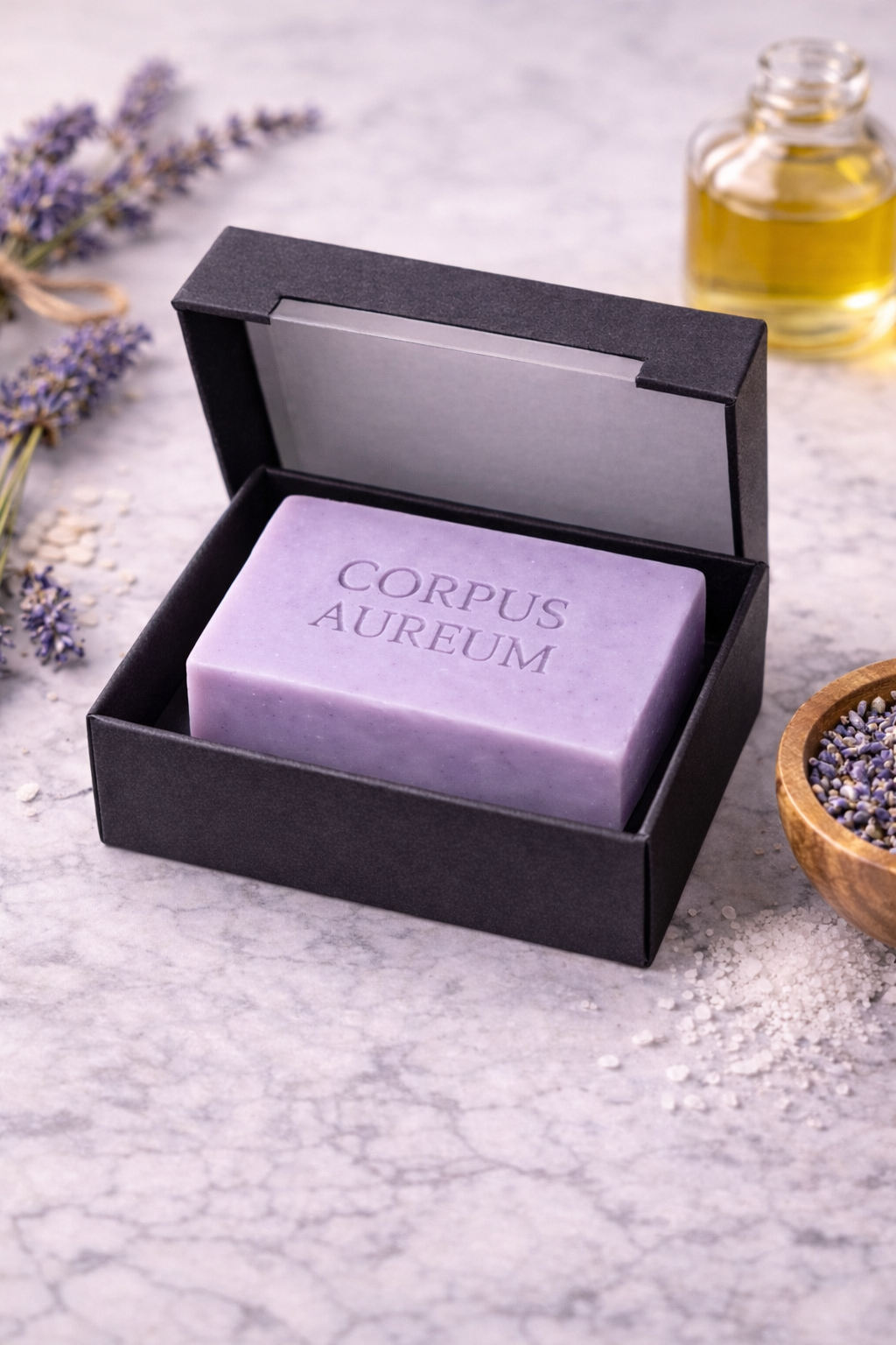 Corpus Aureum Lavender Goat Milk Soap Bar – Natural Moisturizing Handmade Soap