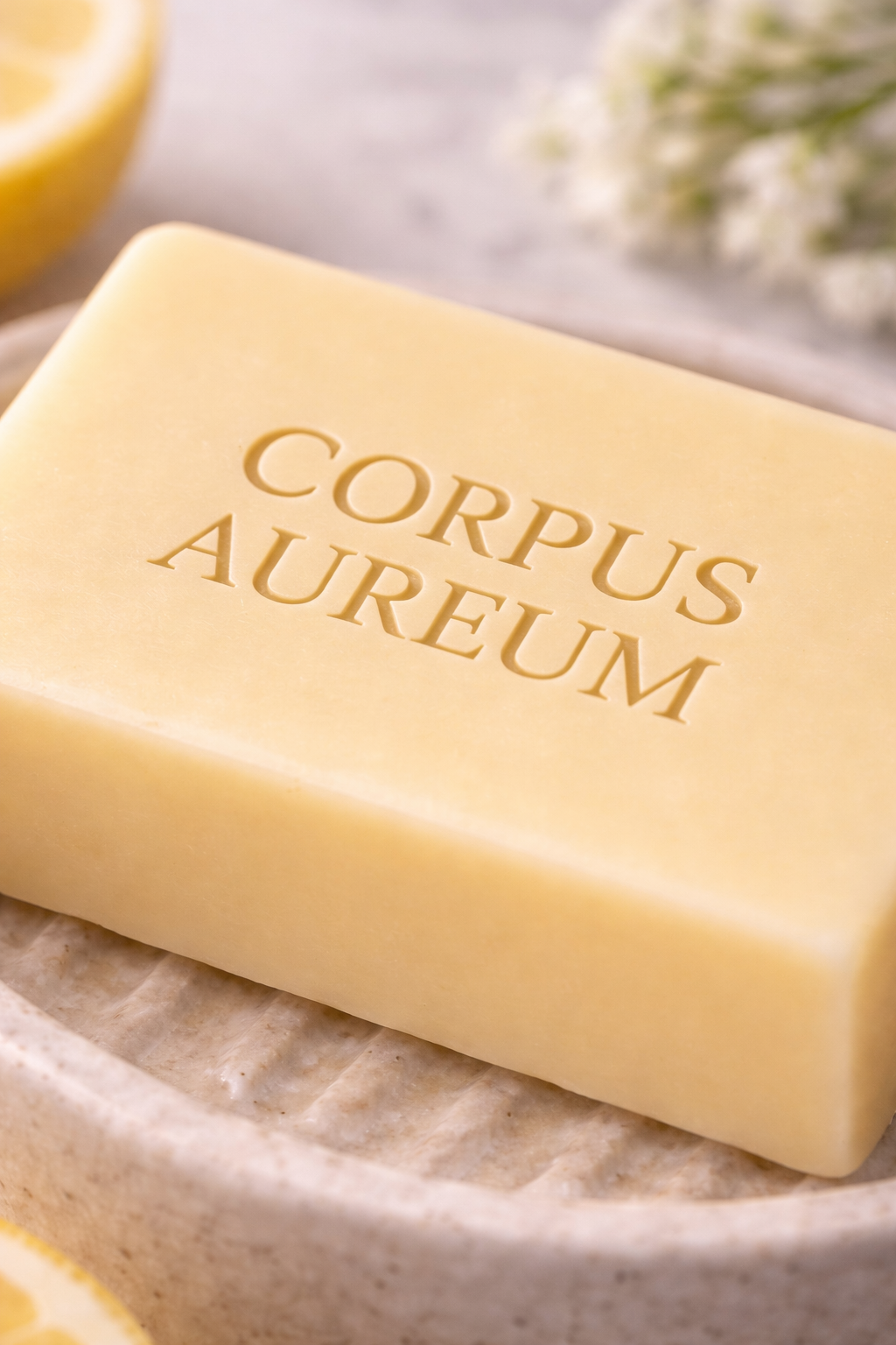 Corpus Aureum Lemon Goat Milk Soap Bar – Refreshing Citrus Handmade Soap