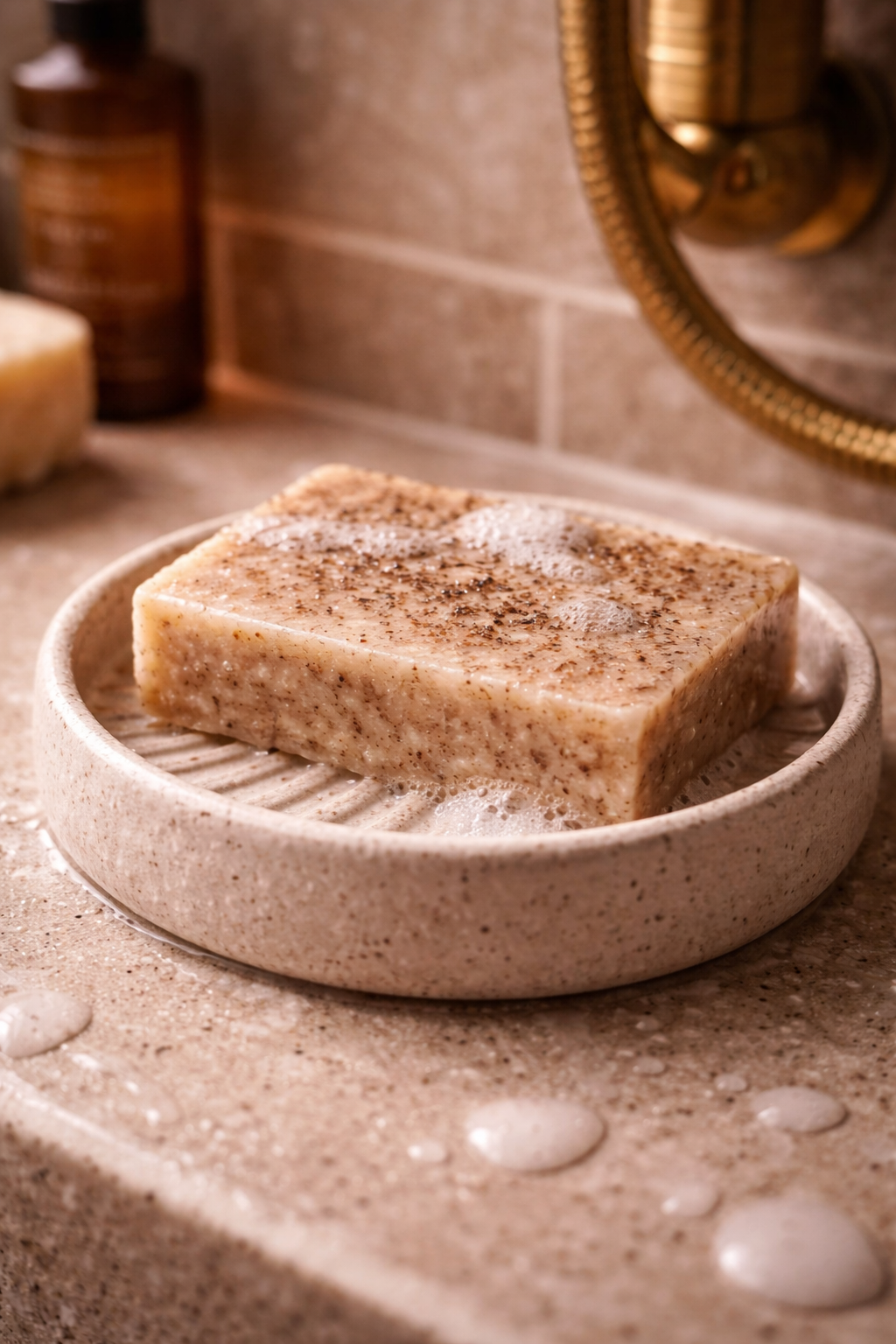 Corpus Aureum Coffee Goat Milk Exfoliating Soap Bar