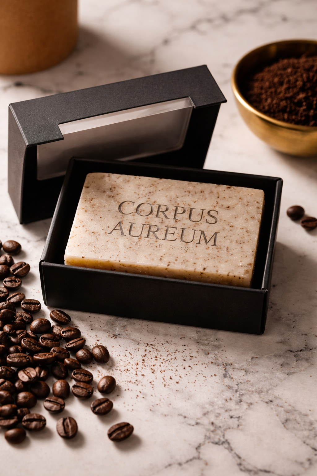 Corpus Aureum Coffee Goat Milk Exfoliating Soap Bar