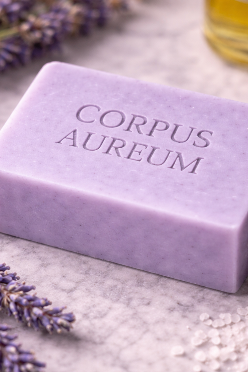 Corpus Aureum Lavender Goat Milk Soap Bar – Natural Moisturizing Handmade Soap