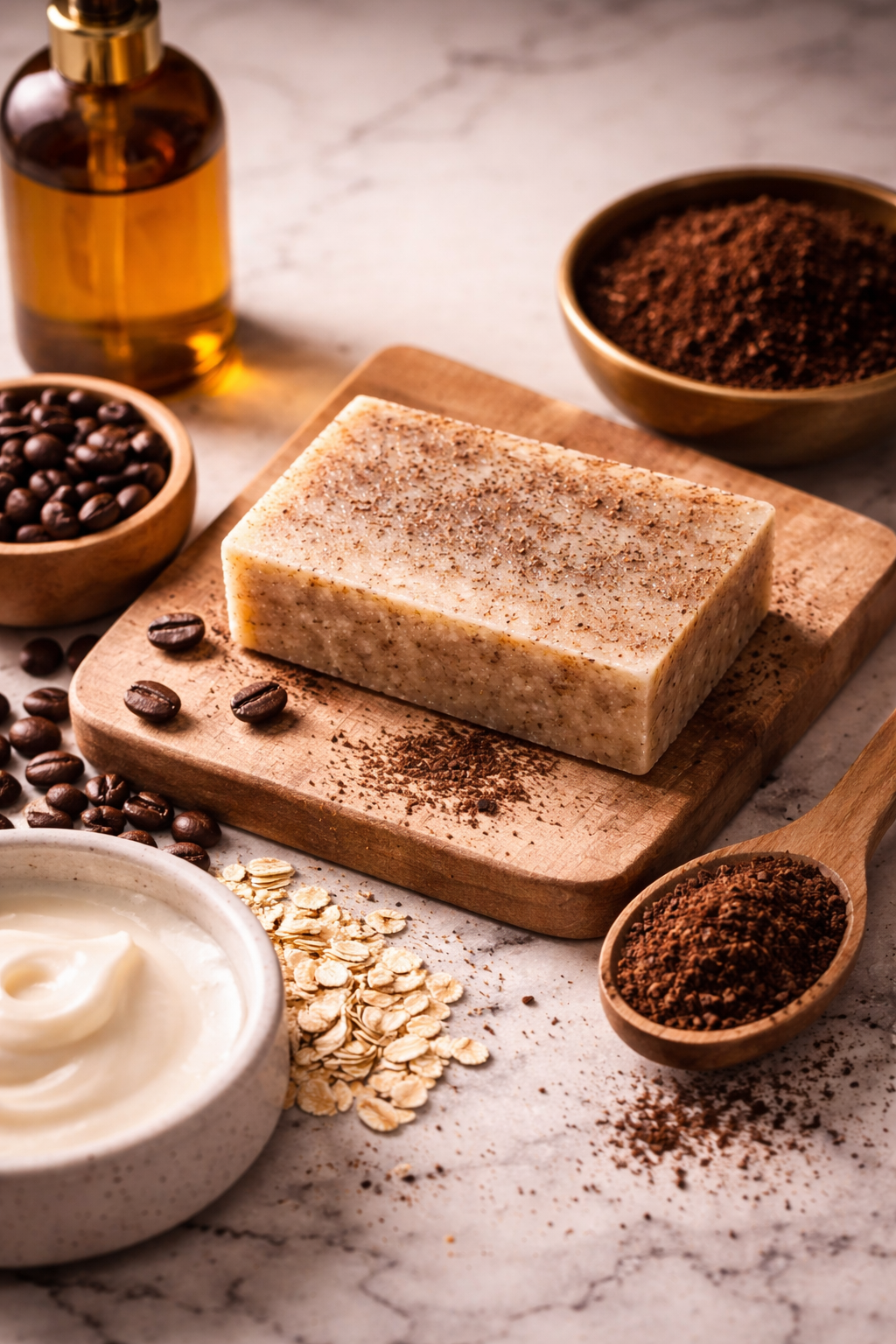 Corpus Aureum Coffee Goat Milk Exfoliating Soap Bar