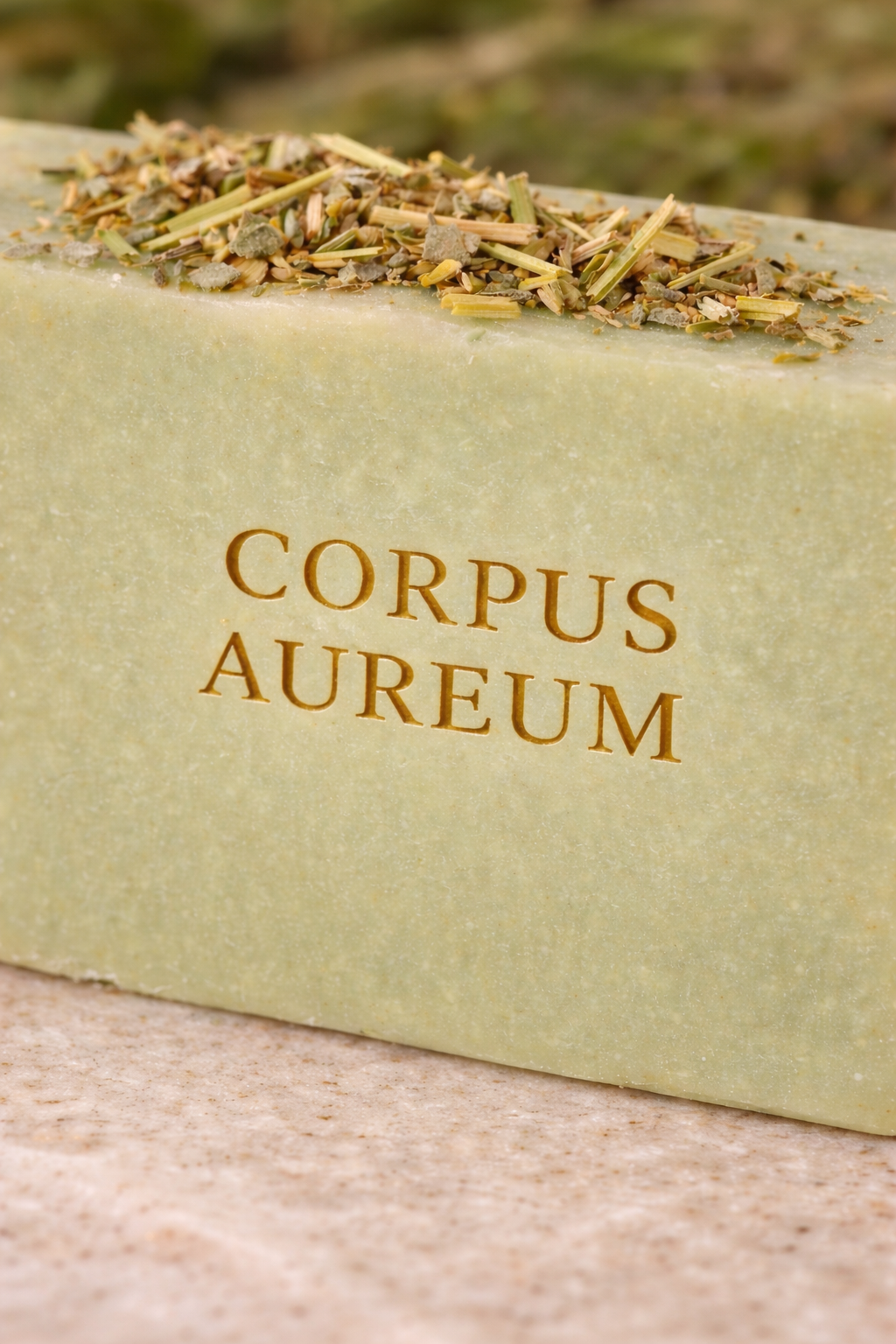 Corpus Aureum Sage & Lemongrass Soap – Handmade Herbal Citrus Bar