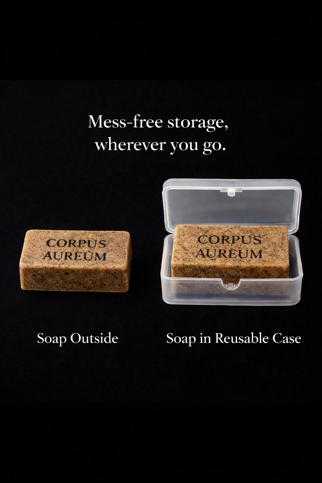 Corpus Aureum Jet Set Travel Kit – Luxury 4-Piece Skincare Set with Leather Pouch